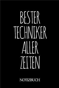 Bester Techniker Aller Zeiten Notizbuch