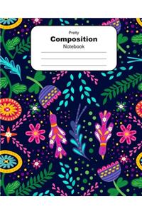 Pretty Composition Notebook