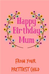 Happy Birthday Mum, from Your Prettiest Child