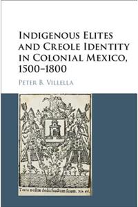 Indigenous Elites and Creole Identity in Colonial Mexico, 1500-1800