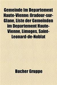 Gemeinde Im Departement Haute-Vienne