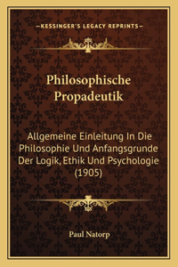 Philosophische Propadeutik