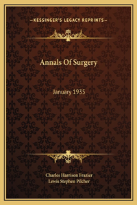 Annals Of Surgery