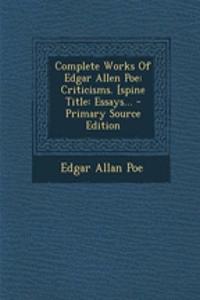 Complete Works of Edgar Allen Poe