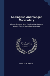 An English And Tongan Vocabulary