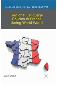 Regional Language Policies in France During World War II