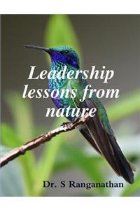 Leadership lessons from nature