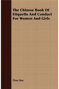 Chinese Book Of Etiquette And Conduct For Women And Girls