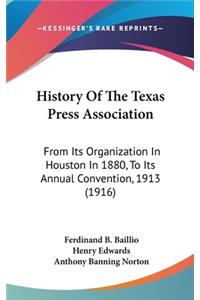 History Of The Texas Press Association