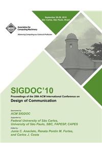 SIGDOC 10 Proceedings of the 28th ACM International Conference on Design of Communication