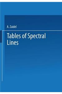 Tables of Spectral Lines