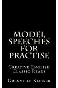 Model Speeches for Practise