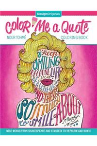 Color Me a Quote Coloring Book