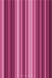 Pink Stripes Blank Book