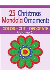 25 Christmas Mandala Ornaments