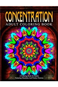 CONCENTRATION ADULT COLORING BOOKS - Vol.18