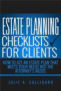 Estate Planning Checklists For Clients