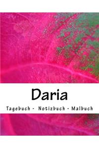 Daria - Tagebuch - Notizbuch - Malbuch