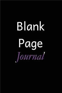 Blank Page Journal