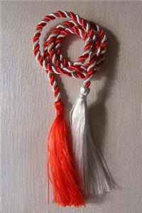 A Pretty Red and White String Martisor Spring Journal