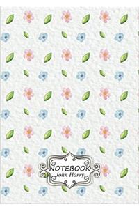 Notebook Journal Dot-grid Flowers and Leaves