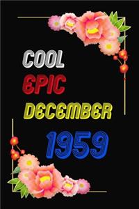 Cool Since 1959 Notebook Birthday Gift