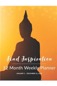 12 Month Weekly Planner