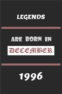 Legends Are Born in December 1996
