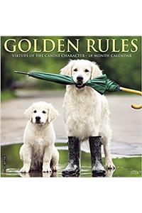 Golden Rules 2018 Calendar: Virtues of the Canine Character