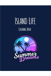 Island Life Coloring Book