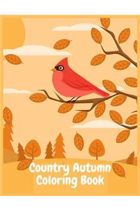 Country Autumn Coloring Book