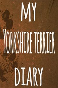 My Yorkshire Terrier Diary