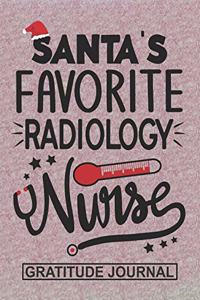 Santa's Favorite Radiology Nurse - Gratitude Journal