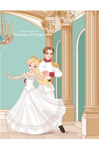 Livro para Colorir de Princesas e Príncipes