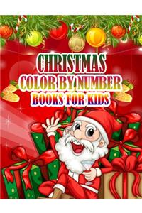 Christmas Color by Number Books for Kids