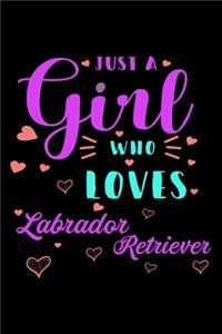 Just A Girl Who Loves Labrador Retriever
