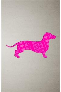 I My Doxie A5 Lined Notebook