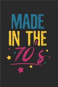 Retro Made in the 70's Notebook