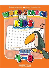 Word Search for Kids Ages 4-8