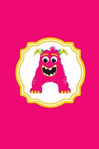 Monster Monogram Journal - Letter a