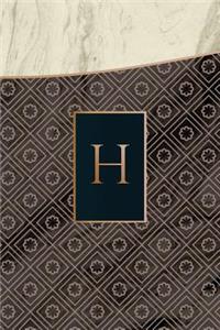 Monogram H Notebook