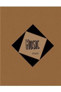 Music Manuscript Notebook