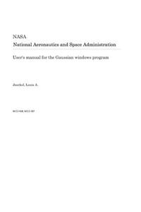 User's Manual for the Gaussian Windows Program
