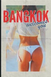 Bangkok Welcomes You: Cool 2019 Organizer Daily Weekly and Monthly Calendar Planner for Thailand Travel Vacation Holiday Business Trip Retro Style