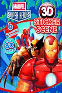 Marvel: Super Heroes 3D Sticker Scene