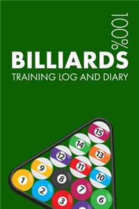 Billiards Training Log and Diary