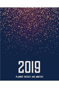 2019 Planner Weekly and Monthly