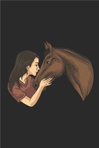Girl Kissing a Horse