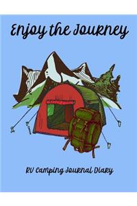 Enjoy the Journey RV Camping Journal Diary