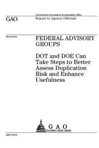 Federal advisory groups
